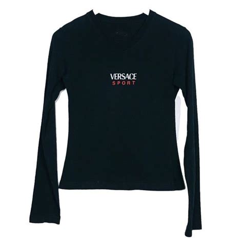 versace sport long sleeve|authentic versace shirts.